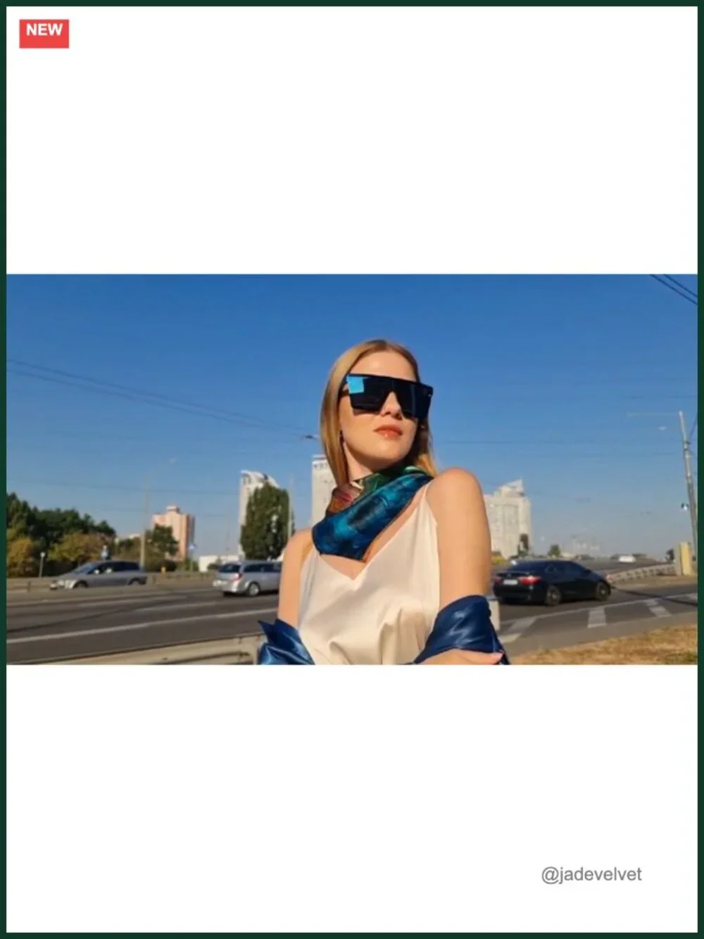 100% Mulberry Silk Scarf 21